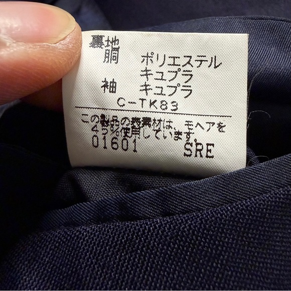 Vintage Burberrys Double Breasted Wool Mohair Blazer Sport Coat Mens 40R Medium - Picture 8 of 11